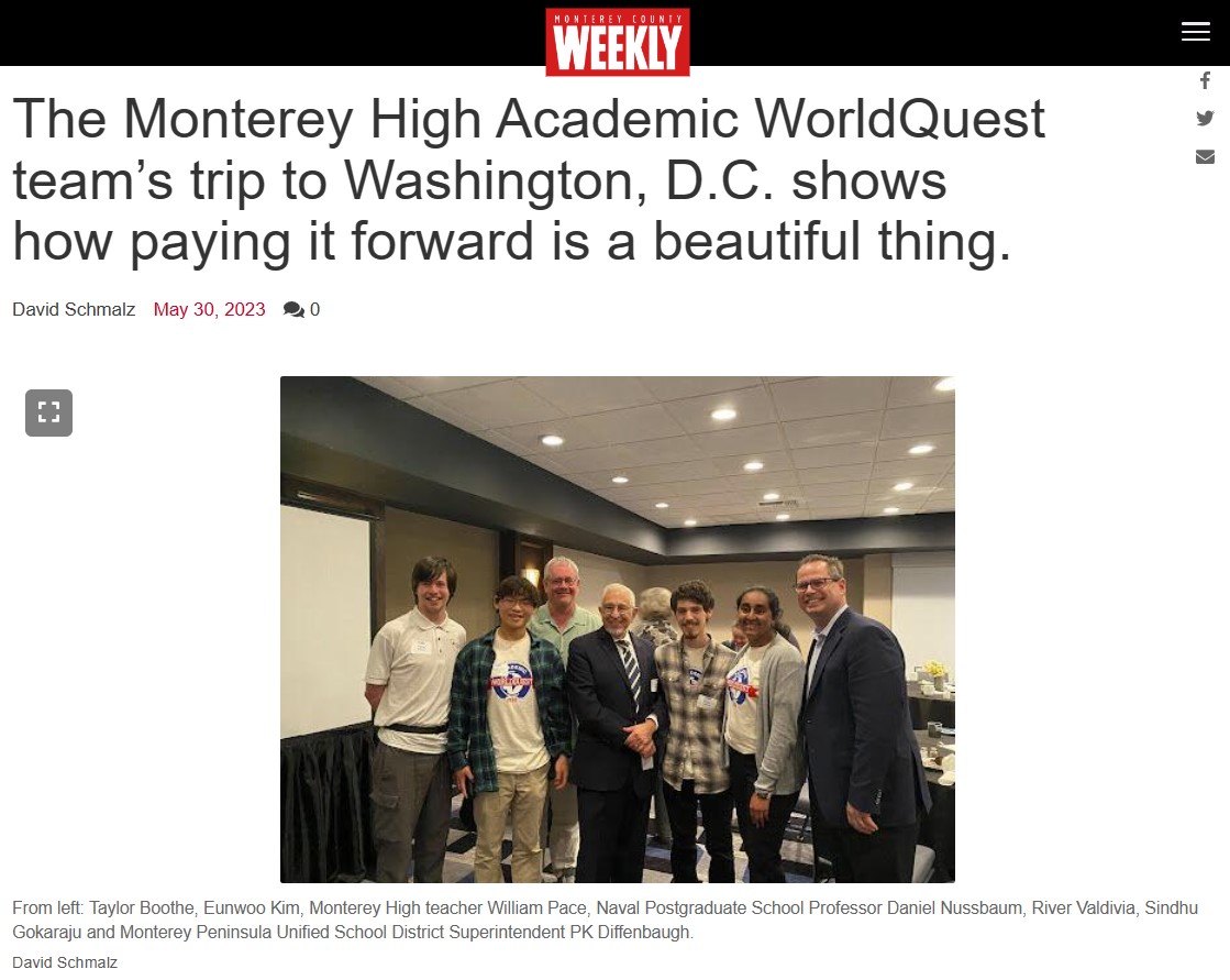 Thank you to Monterey Gives